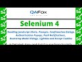 Handling Alerts, Prompts, Confirmation, Authentication Popups & many more (Selenium 4 - Session 18)