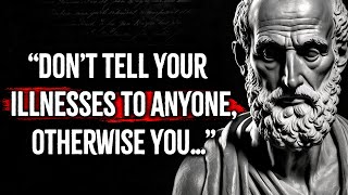 Hippocrates' Life Lessons you should know Before you Get Old