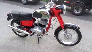 1972  JAWA 350 Californian Oilmaster Start and Demo