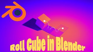 Easiest Way to Rolling a Cube in Blender No Rigging, No nodes! Tutorial