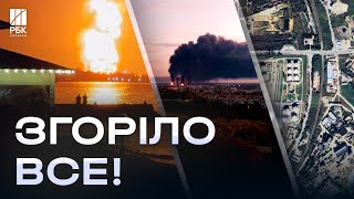 У Феодосії вибухнули ще дві цистерни з паливом. Нафтобаза вигоріла вщент