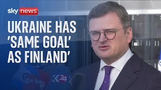 Ukraine: 'NATO and Ukraine need each other', says foreign minister