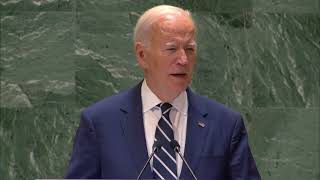 President Biden reflects on his decision to drop out of 2024 race during UN speech