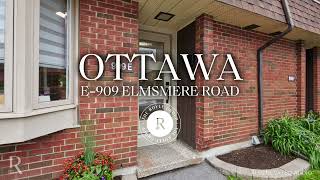 Ottawa 2-Storey Condo Townhouse For Sale - MUSIC VIDEO - E-909 Elmsmere Road, Ottawa, ON K1J 8G7