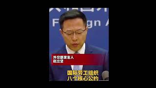 中国外交部赵立坚发言