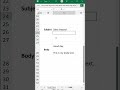 Send Email from Excel by Clicking a Button - No VBA/Macros Required  #excel #exceltutorial #email