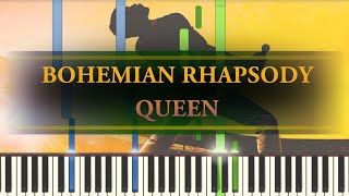 Bohemian Rhapsody - Queen [piano tutorial + sheet piano]