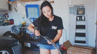 Installing Metal Fender Flares on a s14 Zenki (Girl Driven)