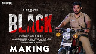 Aadi Saikumar BLACK Movie Making Video | Kaushal Manda | Aamani | Telugu One Cinema