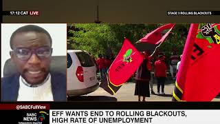 Discussion on EFF national shutdown, DA Federal congress candidates: Lazola Ndamase