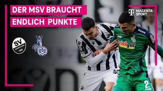 SV Sandhausen - MSV Duisburg, Highlights mit Live-Kommentar | 3. Liga | MAGENTA SPORT