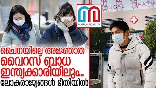 ചൈനയിലെ അജ്ഞാത വൈറസ് ബാധ ഇന്ത്യക്കാരിക്ക്.. I China news