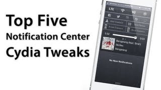 Top 5 Cydia Tweaks For Notification Center - Best iPhone/iPod Tweaks 2013 - iOS 6 Evasi0n Jailbreak