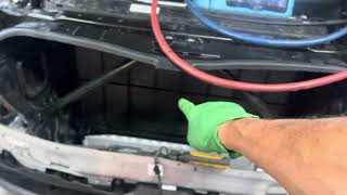 BMW Coolant ￼air purging the Neanderthal automotive technician method. Causes problems..