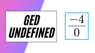 GED Undefined Problems!