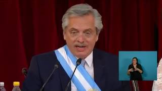 Discurso completo de Alberto Fernández en el acto de asunción presidencial