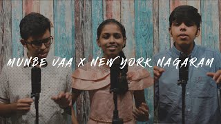 Munbe Vaa X New York Nagaram (Cover) | A.R Rahman Mashup | Roshan Sebastian Ft.Robin & Riya