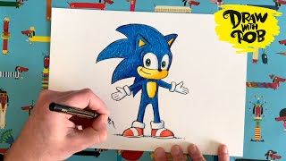 #DrawWithRob *SPECIAL EDITION* Sonic the Hedgehog