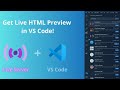 Maximize Your Coding Experience: Get Live HTML Preview in VS Code!