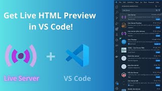 Maximize Your Coding Experience: Get Live HTML Preview in VS Code!