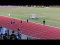 ht9. 100m men winter series meet 3 uq sports centre 14 september 2024