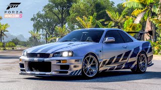 tuneo de nissan skyline r34 2002 rapidos y furiosos