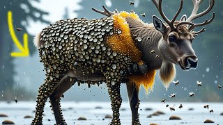 Shocking Rescue: Reindeer Covered in Barnacles! 🦌😱