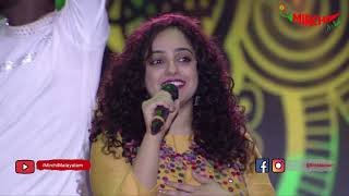 Nithya Menen singing Va Va Vo at Mirchi Music Awards