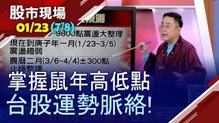 【第一季台股恐趨弱 長線暫時停止操作?若農歷五月大漲 農曆六、七月拉回?鼠年預測偏弱產業及偏強產業!】20200123(第7/8段)股市現場*春節特別節目*鄭明娟(杜富國)