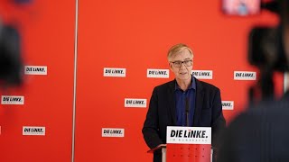 Pressestatement mit dem Fraktionsvorsitzenden Dietmar Bartsch