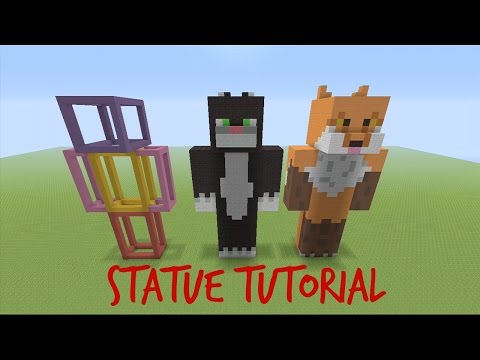 Minecraft - Skin/Statue Building Tutorial Minecraft - Skin/Statue Building Tutorial