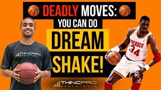 How to: DEADLY Basketball Moves - HAKEEM OLAJUWON Dream Shake! (Simple Step by Step)