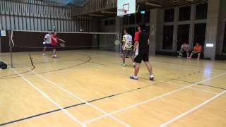 20150823MD哲羽+名麒vs致廷+小黑(FUMA Badminton Club)