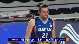 NLB ABA League 2 2024/25, Top 8 Round 1 match: Podgorica Bemax - Zlatibor Mozzart (22.1.2025)