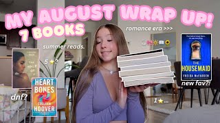 all the books I read in august 🎀🔆 *my monthly reading wrap up*
