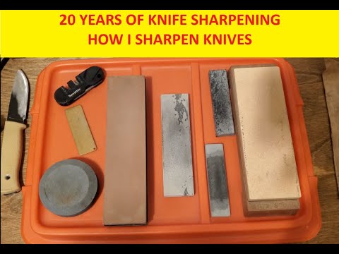 20 Years Of Knife Sharpening. How I Sharpen Knives. How To Learn To ...