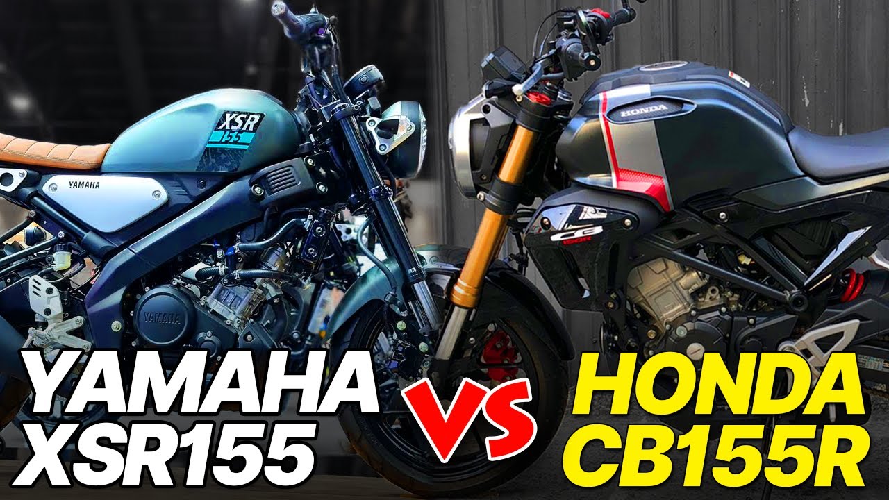 NEW YAMAHA XSR 155 VS HONDA CB150R, MANA YANG KALIAN PILIH? - YouTube