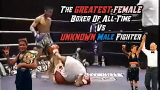 UNDEFEATED Female vs Unknown Male In BOXING