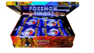 ENGLISH EDITION OBSIDIAN FLAMES POKEMON TIN BOX UNBOXING | POKEMON ENGLISH TIN BOX #pokémon #pokemon