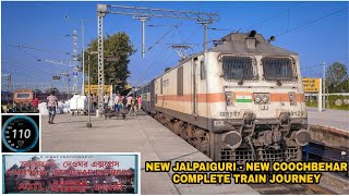 NEW JALPAIGURI to NEW COOCHBEHAR  : Full Train Journey Onboard DEOGHAR EXP