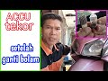 ACCU TEKOR SETELAH PENGGANTIAN LAMPU UTAMA....