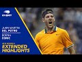 Juan Martin del Potro vs Borna Coric Extended Highlights | 2018 US Open Round 4