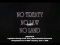 no treaty no law no land