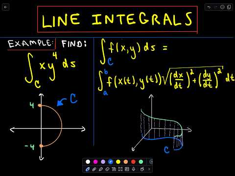 Line Integrals - Evaluating a Line Integral Line Integrals - Evaluating a Line Integral