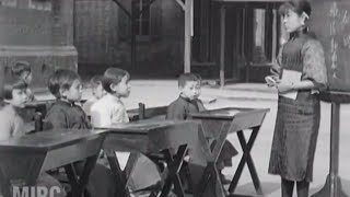 Shanghainese children sing their lessons in 1929 (ENG SUB)