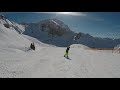 gopr3679 riezlern kanzelwandbahn 14 blauw feb 2019 ryan s eerste keer op nieuw snowboard