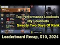 Two Sweatiest Days Of New Rank Grind Recap (Season 10 Rank Leaderboard & Gunsmiths)