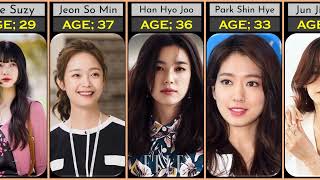 Top Famous and Beautiful Korean Actress Real Name and Current Age || Korean Actress 2024