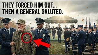 The Old Man Was Forced Out of the Funeral — Until a 4-Star General Stepped Out and Saluted Him