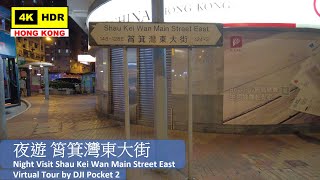 【HK 4K】夜遊 筲箕灣東大街 | Night Visit Shau Kei Wan Main Street East | DJI Pocket 2 | 2021.05.22